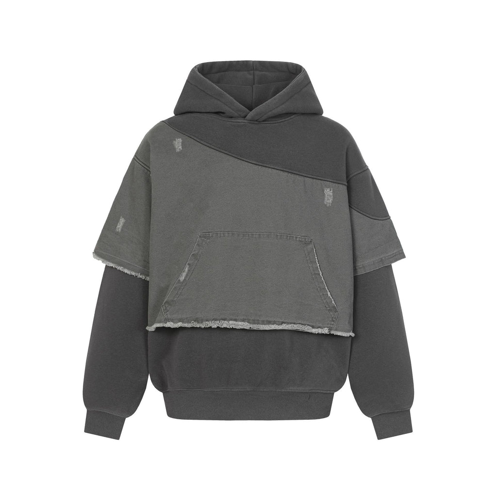Wash and stir fry snowflakes with velvet hoodie