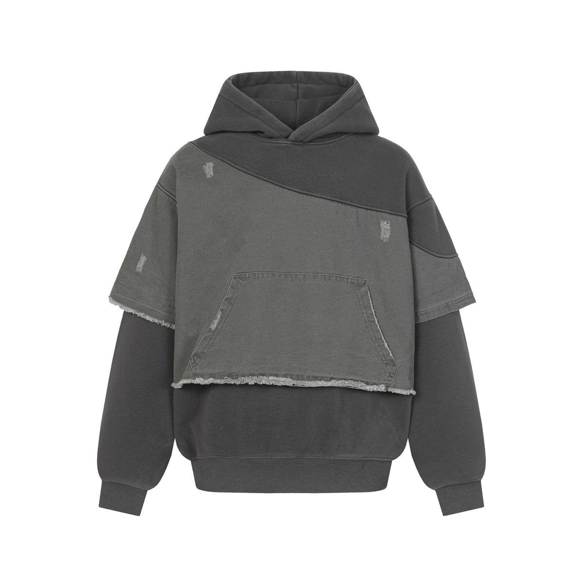 Wash and stir fry snowflakes with velvet hoodie