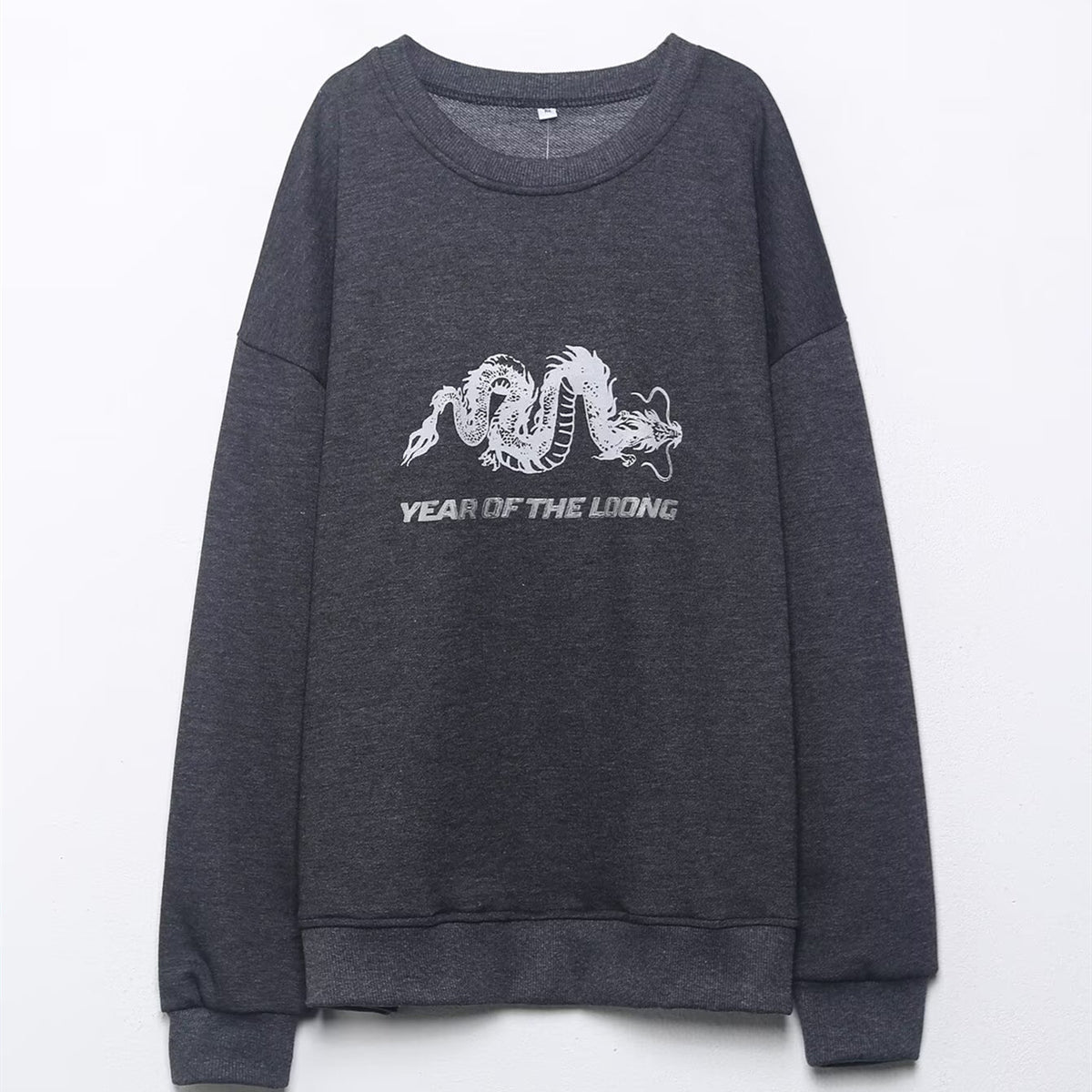 Women's autumn animal print wash effect hoodie
