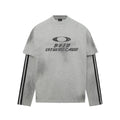 Wash and make old woven tape spliced hoodie