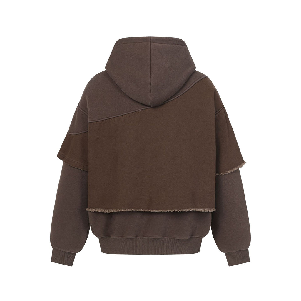 Wash and stir fry snowflakes with velvet hoodie